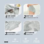 【伊柔 EVEROY】經典舒適純棉高腰內褲 M-2XL/Q加大尺碼內褲 9817-61 灰色, , large