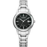 CITIZEN 星辰 光動能簡約大三針女錶-29.4mm FE1081-67E, , large