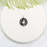 【Angel & Me】獅子座 7/23-8/22 雙面 硬幣 s925 純銀 項鍊 生日 12星座 禮物, , large