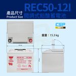 [CSP] Solar cycle battery charging pack 12V50W foldable storage can be placed on the roof for charging camping camper REC50-12I+SP-50, , large