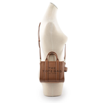 MARC JACOBS THE LEATHER TOTE 粒面皮革迷你托特包/堅果棕, , large