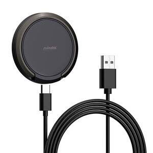 NISDA磁吸無線充電指環支架MWC151R(黑色)