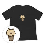 JZ TEE Samoyed & Teddy-Ice Cream Graphic Tee, , large
