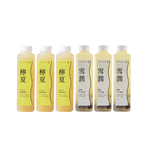 [日進生技]O卡桑檸檬朵朵木耳露組｜1000ml*6(蜂蜜檸檬白木耳露*3、紅棗白木耳露(銀耳朵朵)*3), , large