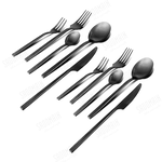 仙德曼露營鈦西餐具組-黑鈦-11件套x1組, , large