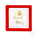 【TLH】母親節限定黃金擺件 包你幸福 純金999 約重0.07錢&plusmn;0.02 附贈母親節專屬包裝 (生日 送禮), , large