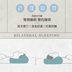 【Galatea 葛拉蒂】竹纖維卡斯達慢回彈記憶護頸枕(睡眠枕/記憶枕/人體工學/枕頭), , large