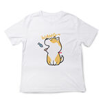 JZ TEE Cat & Shiba Inu - Feeding Fish Graphic Tee, , large