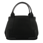 BALENCIAGA NAVY CABAS 帆布手提包/子母包/黑色/S, , large