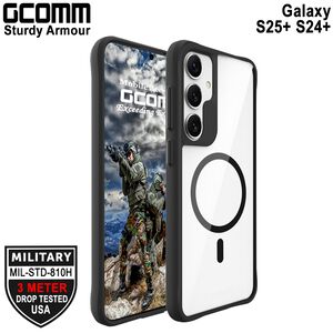 GCOMM 三星 S25+ S24+ 3米軍規磁吸防摔殼 Sturdy Armour