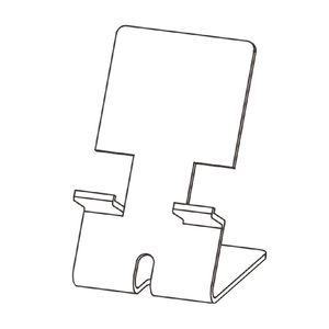 【徠福】手機 專用 支架 有線孔 8x9.5x15cmX厚3mm /個