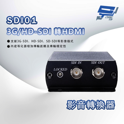 昌運監視器 SDI01 3G/HD-SDI 轉HDMI 影音轉換器