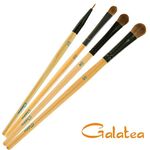 【Galatea葛拉蒂】彩顏系列-馬毛閃亮眼影刷4支組, , large