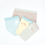 minihope美好的親子生活-沉靜海洋男童三角褲(4件組C)-S, , large