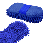 Large Microfiber Car Wash Sponge, 深藍, large