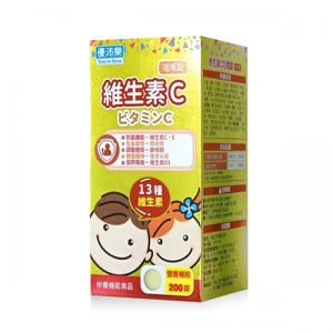 [正光藥局]優沛樂-維生素C咀嚼錠-200錠