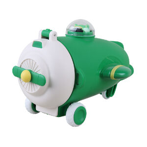 好室喵飛機造型水壺550ml(顏色隨機出貨)