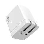 【amuok】GaN 45W 雙Type-C PD3.0快速充電器(白色)(電源供應器 豆腐頭 充電頭), 白色, large