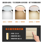 [Honey Comb]北歐星空LED36W遙控調光調色臥室吸頂燈(V3894C36), , large
