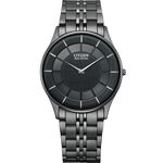 CITIZEN 星辰 光動能紳士超薄經典手錶 禮推薦-黑/36.2mm AR3017-58E, , large