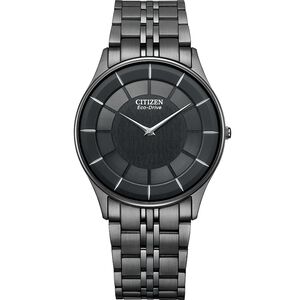 CITIZEN 星辰 光動能紳士超薄經典手錶 禮推薦-黑/36.2mm AR3017-58E