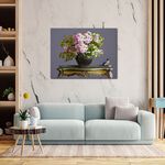 【御畫房】丁香花 國家一級畫師手繪油畫60×80cm(VF-152), , large