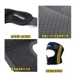 【AREXSPORT】AS-3404登山護膝 台灣製現貨 運動護膝  支撐護膝 竹炭護膝蝴蝶型可調節(單支) 銀髮族護膝, , large