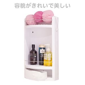【雙手萬能】浴室壁掛收納架 (置物櫃/收納櫃/瓶罐架)