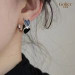 【Gulicc】古莉可 耳環  酷黑愛心耳飾, , large