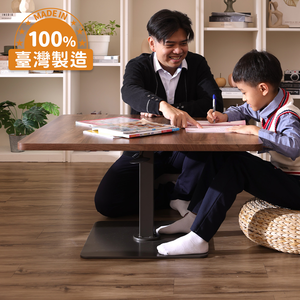 【KAKU健康生活】KA-4702 臺灣製造[魔法桌]氣壓升降茶几-矮桌-方-89x89cm 多色可選