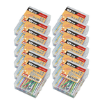 【SDI 手牌】50mm  彩色 特大 迴紋針 塑膠盒 30支入盒  12盒/組 0795G, , large