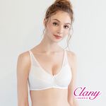可蘭霓Clany 無痕透氣排汗無鋼圈ABC罩杯學生無感內衣 少女成長型涼感 6989-22 白, , large