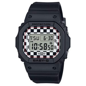 CASIO 卡西歐 BABY-G 格子旗方形女錶 電子錶 BGD-565GS-1