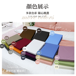 【多利寶寢具】FITNESS 純棉素色雙人床包枕套組-深藍色, , large