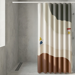 【上手家居】PEVA防霉浴簾(乾濕分離/防水浴簾/浴室簾/淋浴簾)-日落, , large