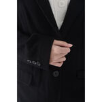 (2XL) lativ質感黑色外套二手衣, , large