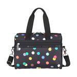 LeSportsac Everyday Sm Satchel 旅行包 日常兩用包/ 漂浮氣球 黑色, , large