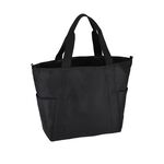 |快速出貨|Lesportsac LG REVERSIBLE PKT TOTE 大型雙面托特包 送禮-LOGO 永恆黑, , large