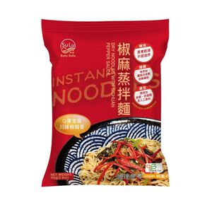 Steamed noodles with pepper and sesame s