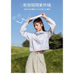 [DZRZVD杜戛地]251320女款短版連帽防曬外套~絕佳觸感 頂級機能布料 YKK拉鍊 連帽遮陽 輕薄透氣 防曬抗UV, , large
