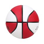 NIKE JORDAN PLAYGROUND 8P 7號球 競賽 運動 標準籃球 柔軟 橡膠 深溝 精準 控球 白黑 紅, 白黑, large