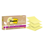 【3M】Post-it 利貼 狠黏 環保抽取式便條紙 76x76mm（70張 /本）黃色6本 /盒 R330R-6SSCY, , large
