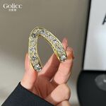 【Gulicc】古莉可 髮夾 馬尾夾 明星同款 新款精緻鑲鑽, , large