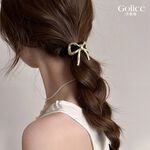 【Gulicc 】古莉可 髮圈 簡約蝴蝶結 氣質甜心髮圈, , large