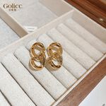 【Gulicc】古莉可 耳環 金色鍊條耳環, , large