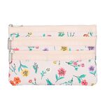 Lesportsac 3-zip Cosmetic 三層拉鍊化妝包/ 輕舞野花, , large
