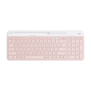羅技 K580 超薄跨平台藍牙鍵盤(粉色)