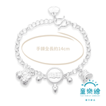 【童樂繪金飾】兒童純銀手鍊 小朋友守護神-虎爺 (彌月銀飾 滿月禮 寶寶足銀), , large