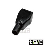 《tevc》BK003 電瓶保護 絕緣保護套 橡膠套 防塵蓋-紅，黑(一對), , large