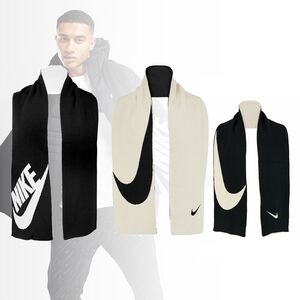NIKE 圍巾 SPORT SWOOSH 保暖圍巾 針織圍巾 披肩 冬天圍巾 男女適用【樂買網】